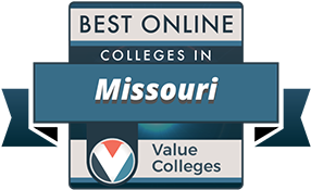Best Online Colleges in Missouri award from Value Colleges.